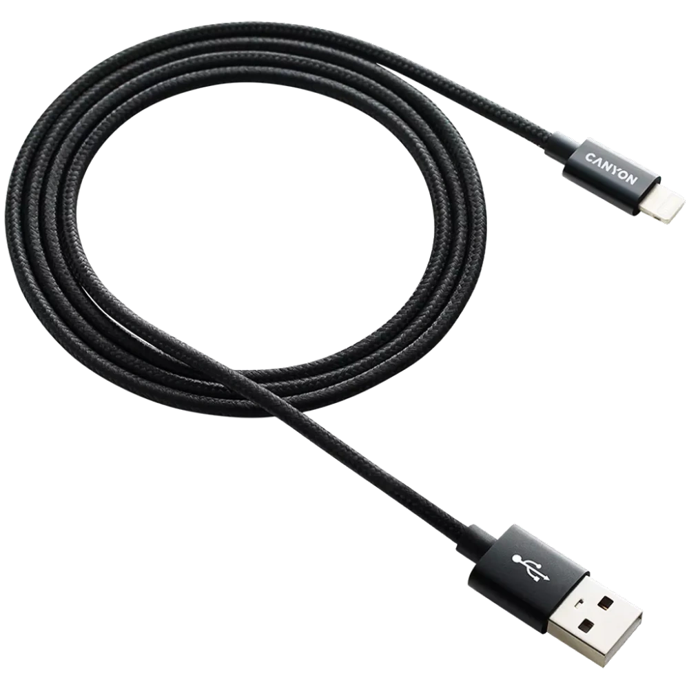 canyon cfi-3 кабель lightning 8-pin - usb 1м