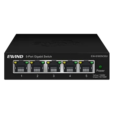 ewind ew-s1605cgu 1000m комутатор 5 портів некерований