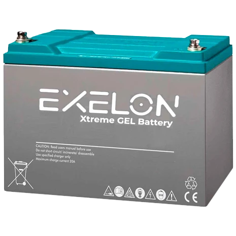 exelon 100-12 ge 12v 100 ah акумуляторна батарея