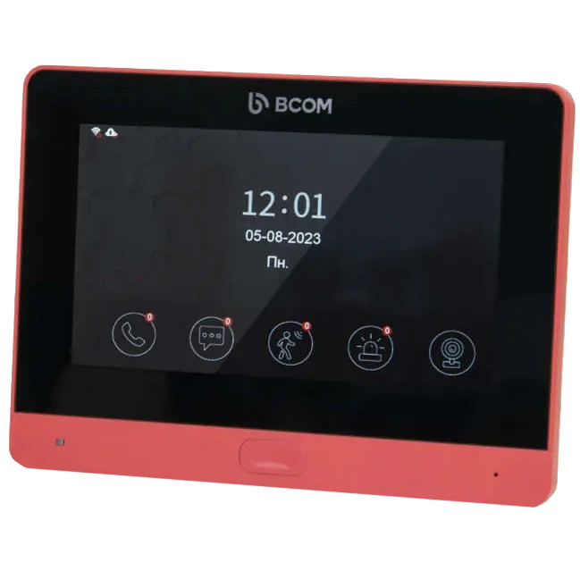 bcom bd-760fhd/t red відеодомофон