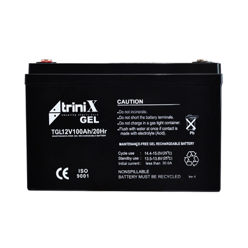trinix tgl12v100ah/20hr акумулятор 12в 100а/год гелевий