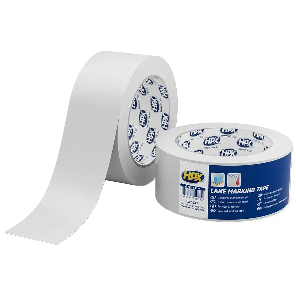 hpx lw5033 lane marking tape 50мм x 33м стрічка самоклеюча для маркування підлоги