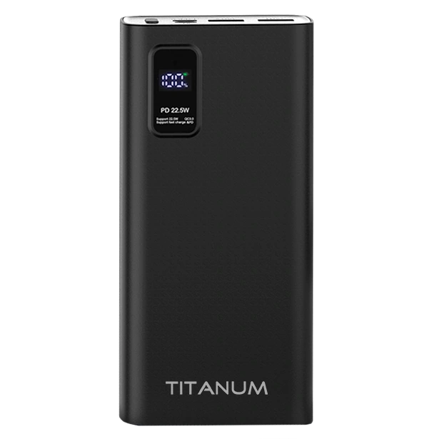titanum 727s 20000mah 22.5w black повербанк