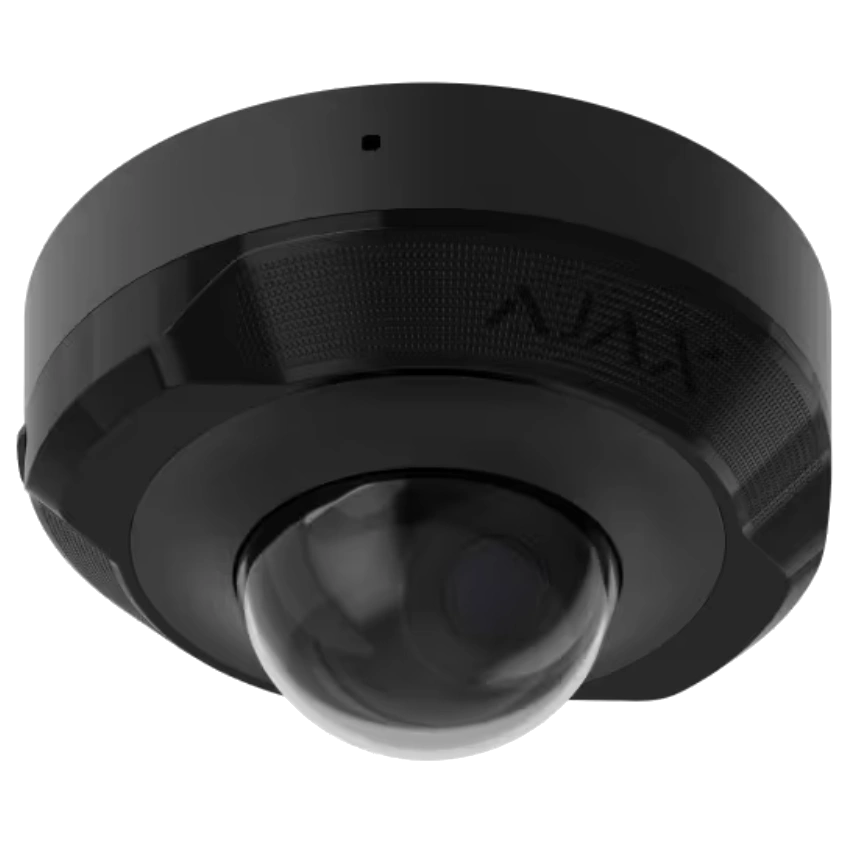ip відеокамера ajax domecam mini (8eu) asp black 8мп (2.8мм)