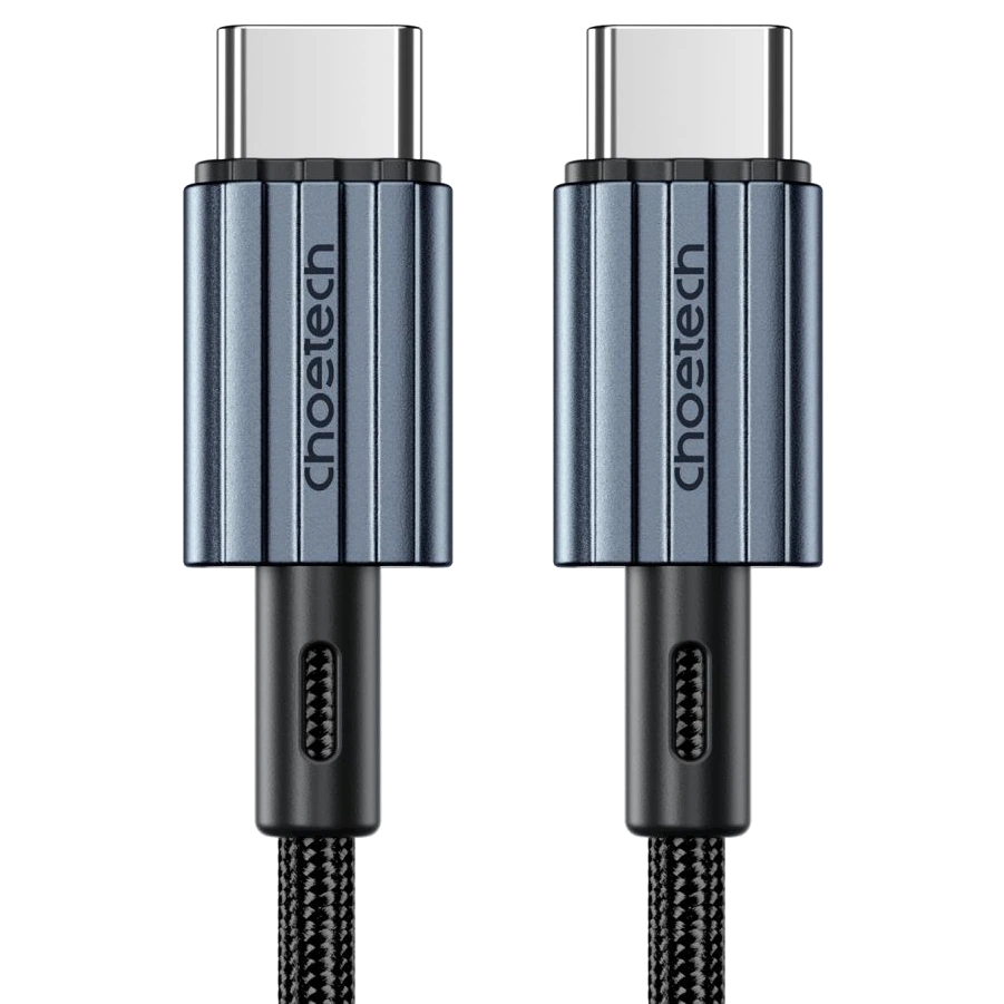 choetech xcc-1015 2м black usb-c to usb-c pd60w кабель