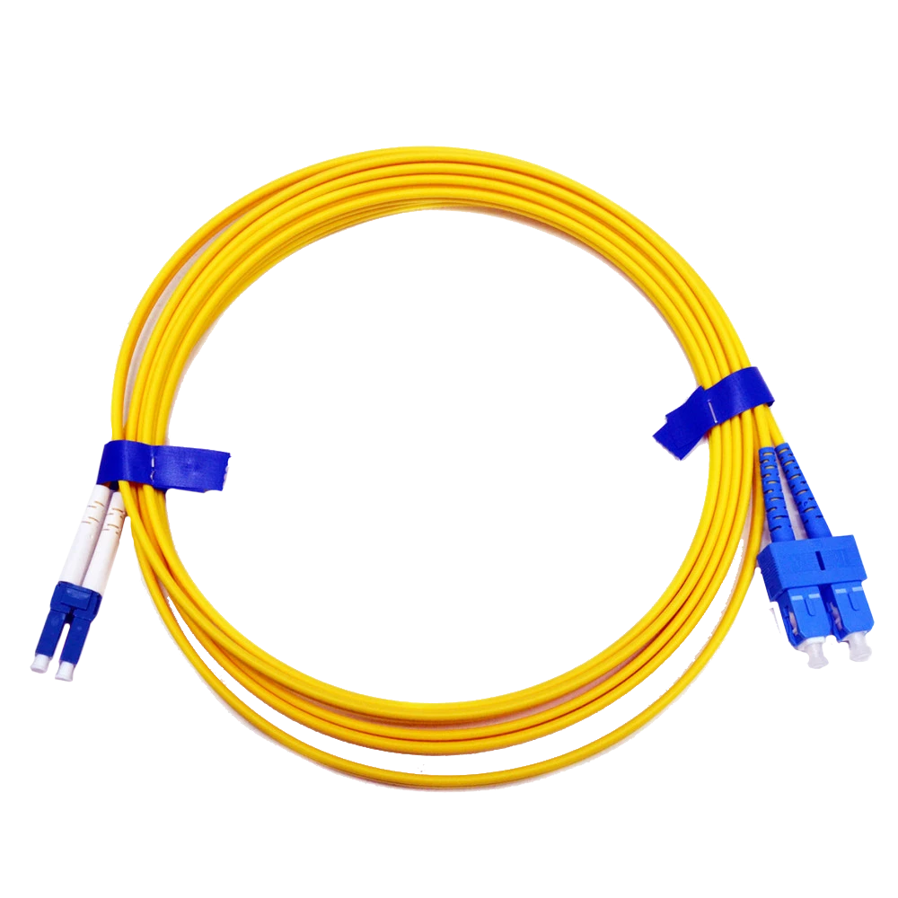 sc/upc-lc/upc sm 2м duplex slim патчкорд оптичний