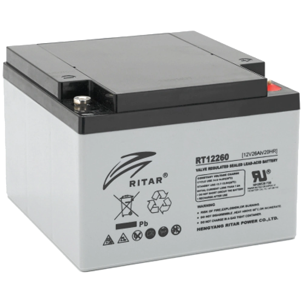 ritar rt12260 (12v26ah) акумуляторна батарея