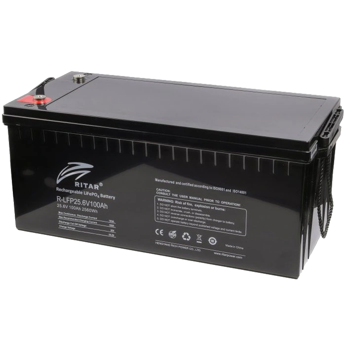 ritar lfp25.6v100ah акумуляторна батарея з bluetooth та підігрівом