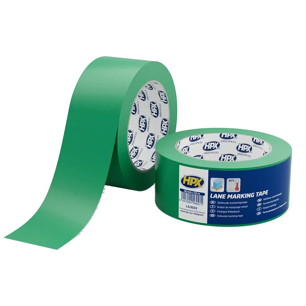 hpx lg5033 lane marking tape 50мм x 33м стрічка самоклеюча для маркування підлоги