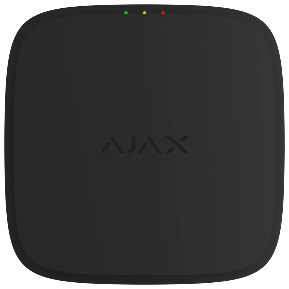 ajax en54 fireprotect (smoke/sounder) black пожежний димовий зі звуковим оповіщенням сповіщувач