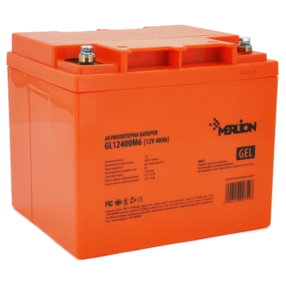 merlion gl12400m6 12v 40ah акумуляторна батарея