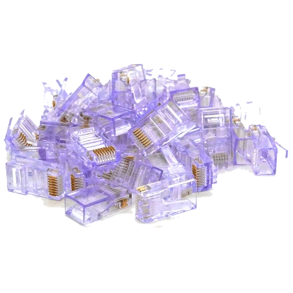 merlion rj-45 8p8c utp cat-5 (100 шт/уп.) q100 violet конектор