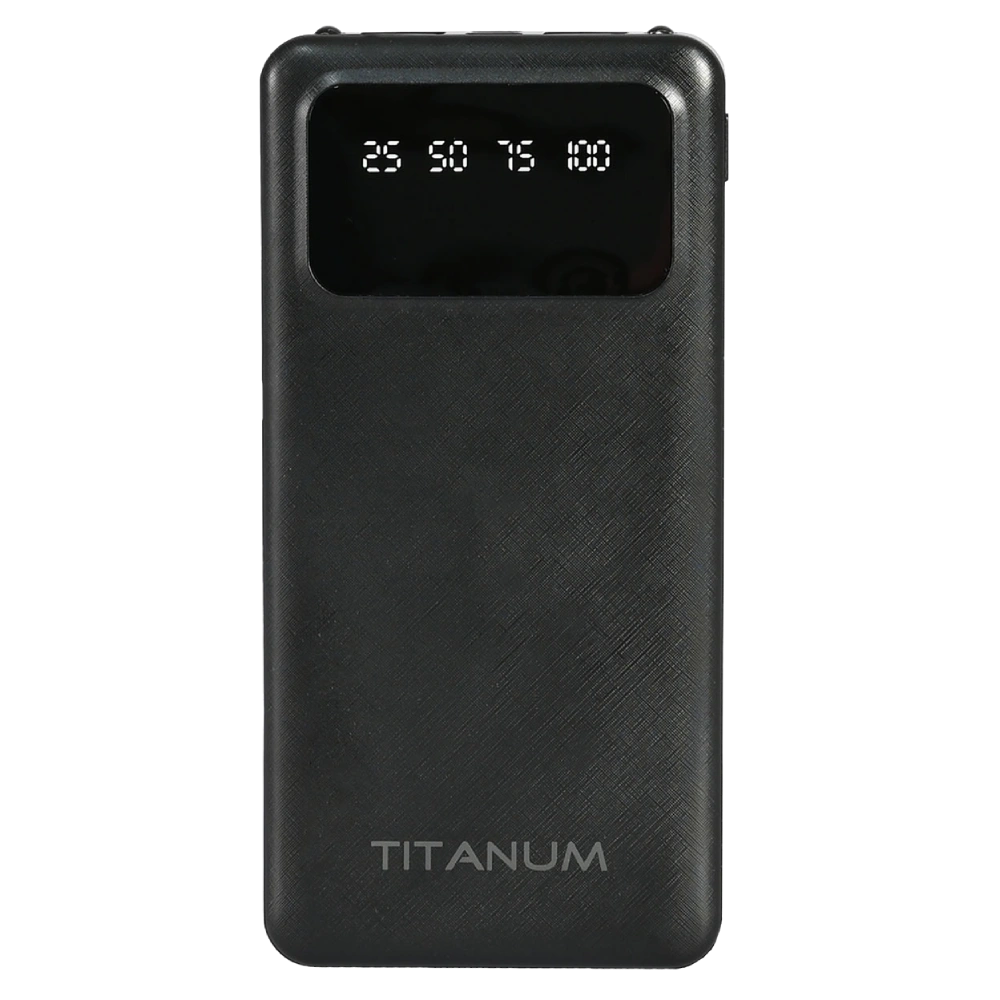 titanum ol21 black 10000mah повербанк