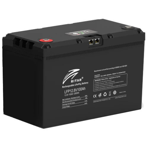 ritar lfp12.8v100ah g3 з системою підігріву та bluetooth акумуляторна батарея