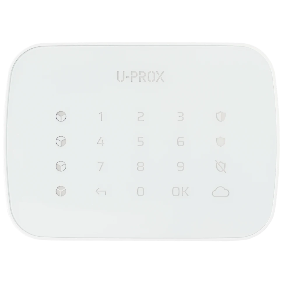 u-prox keypad g4 white бездротова сенсорна клавіатура для чотирьох груп