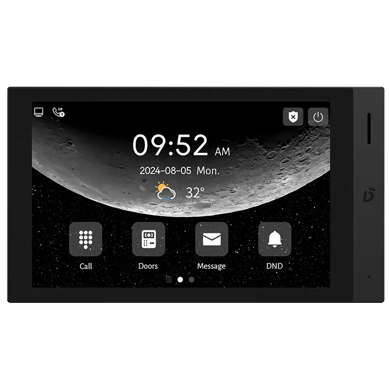 dnake h616 black 8' android 10 відеодомофон