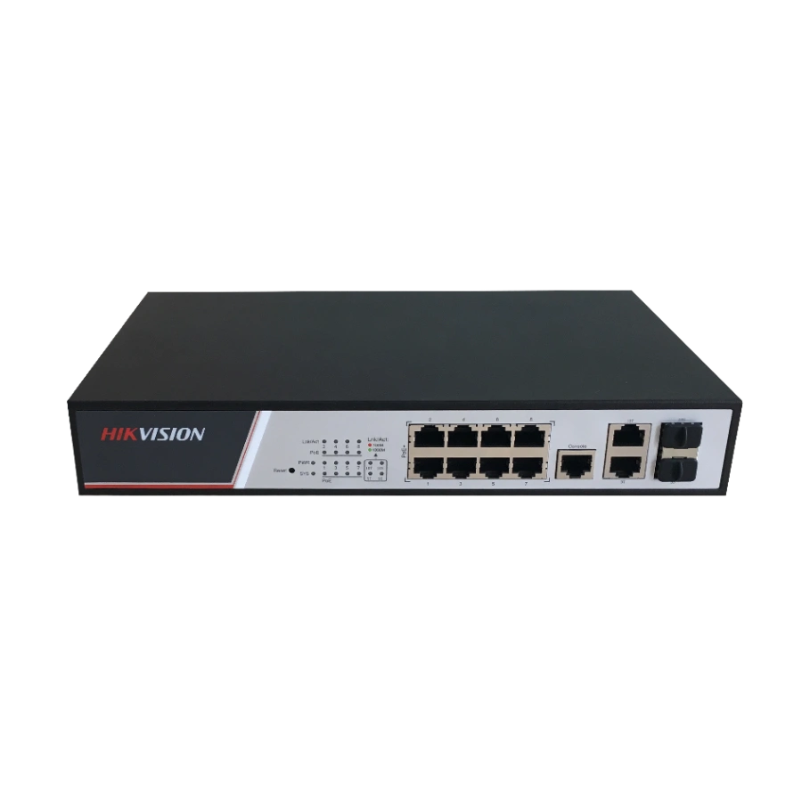 hikvision ds-3e2310p poe комутатор 8 портів керований