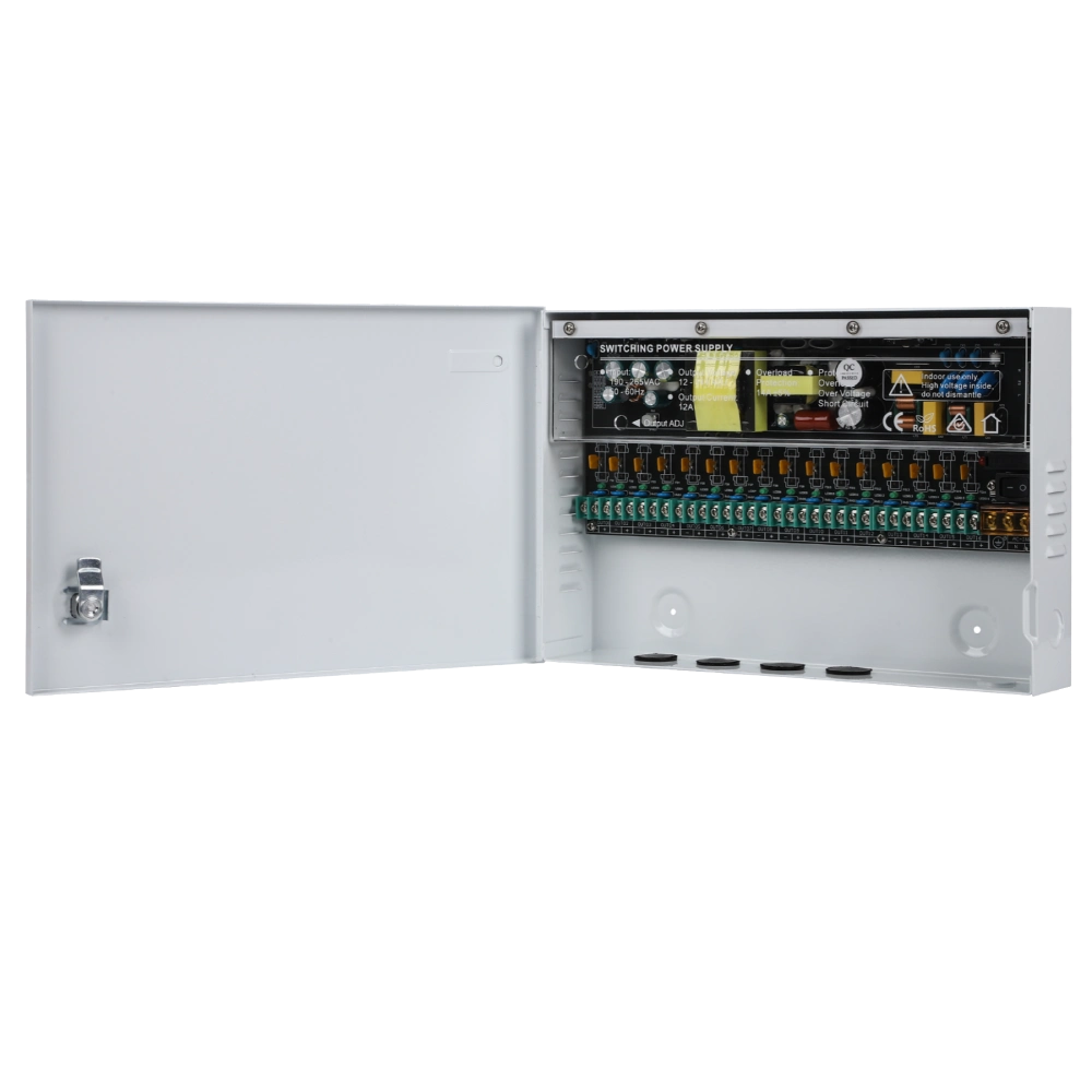 ps-1216/16ch(m) 12v/16a 16 каналів блок живлення