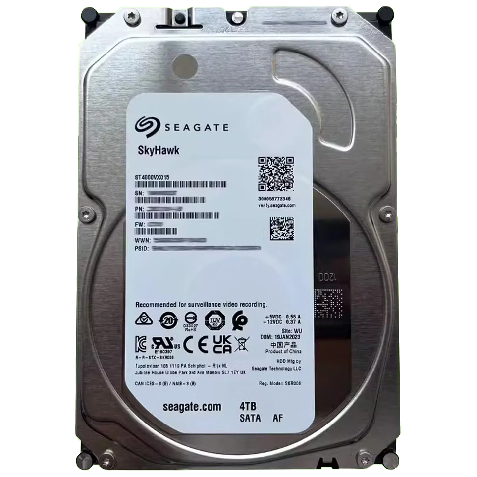 seagate skyhawk st4000vx015 4тб жорсткий диск внутрішній