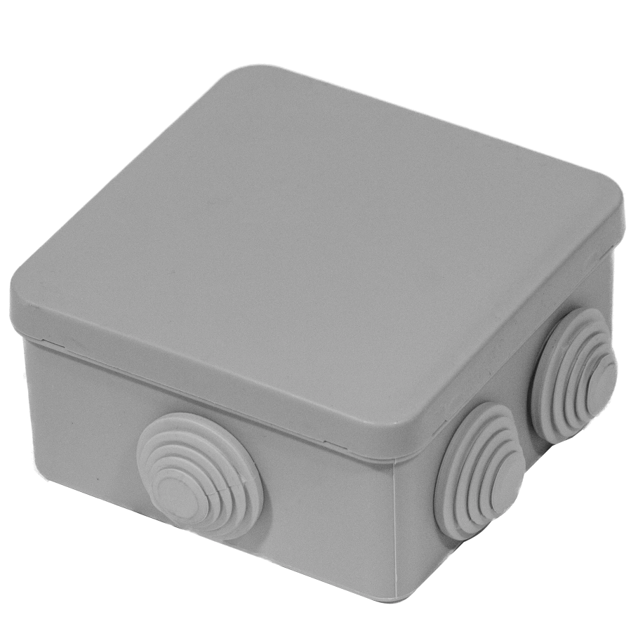 ip54, uea коробка розподільна зовнішня квадратна (85х85х40)
