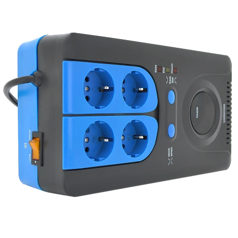 green wave winchester 2000va (1400вт) стабілізатор напруги релейний 4xshuko, dc140-260v, ac220±8%