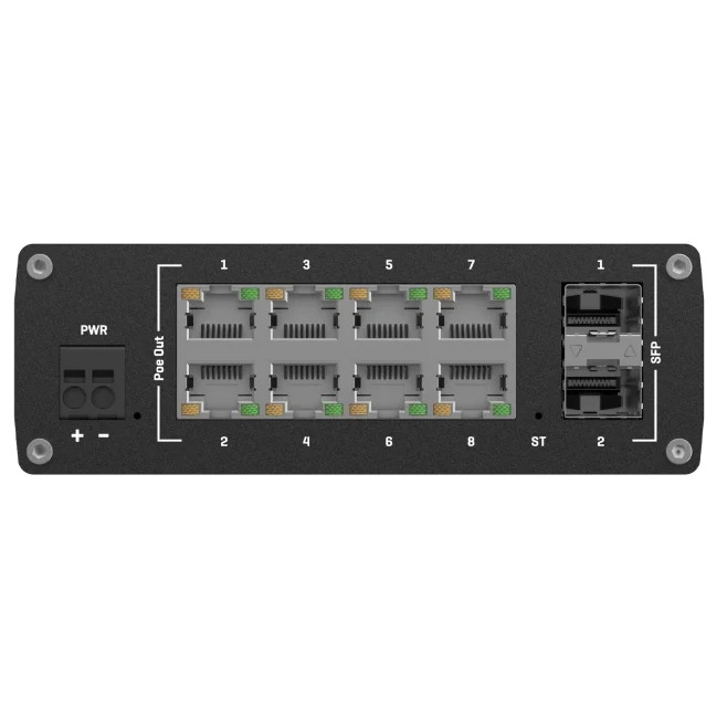 teltonika tsw202 poe+ комутатор 8 портів керований