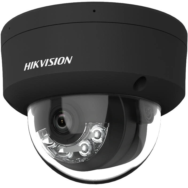 ip відеокамера hikvision ds-2cd2143g2-lis2u black 4мп (2.8мм) з мікрофоном