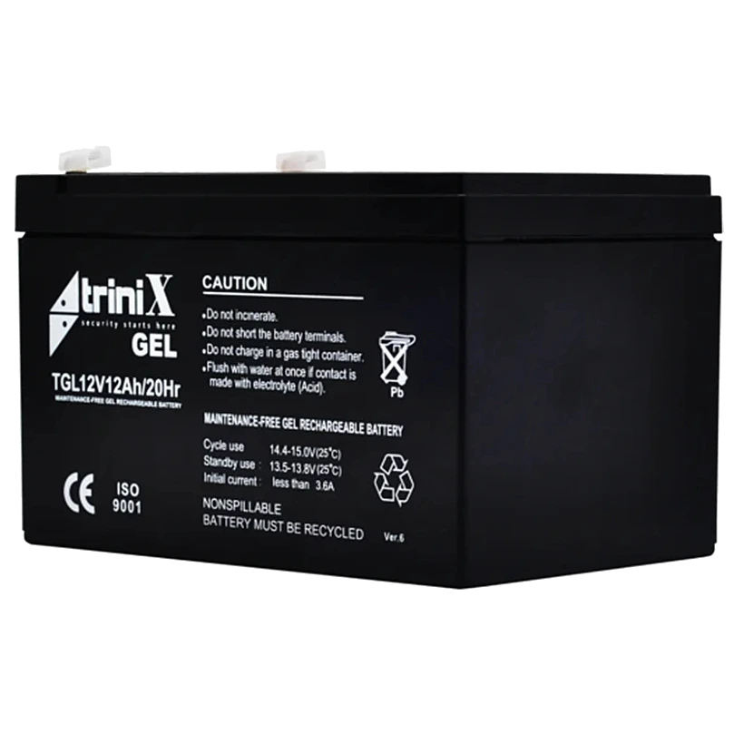 trinix gel 12v 12ah акумуляторна батарея