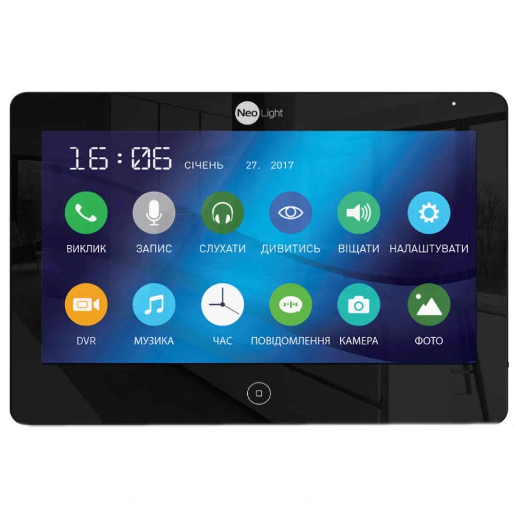 mezzo hd black відеодомофон neolight