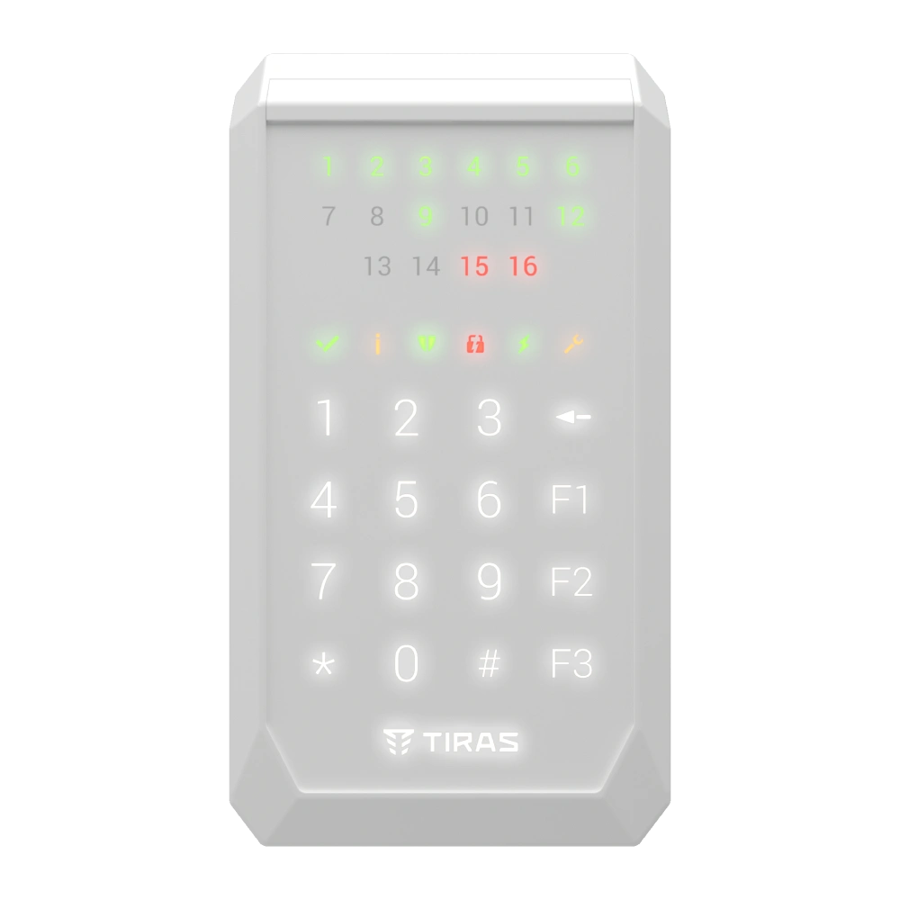 tiras k-pad16 (white) клавіатура тірас