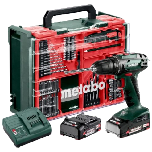 metabo bs 18 mobile workshop (602207710) акумуляторний шуруповерт