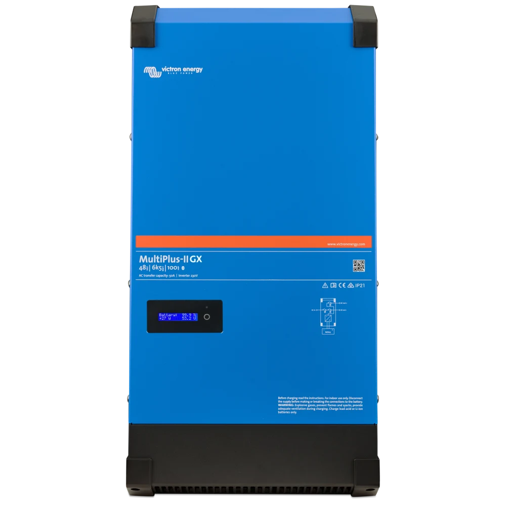 victronenergy multiplus-ii 48/6k5/100-50 gx 230v однофазний чиста синусоїда інвертор