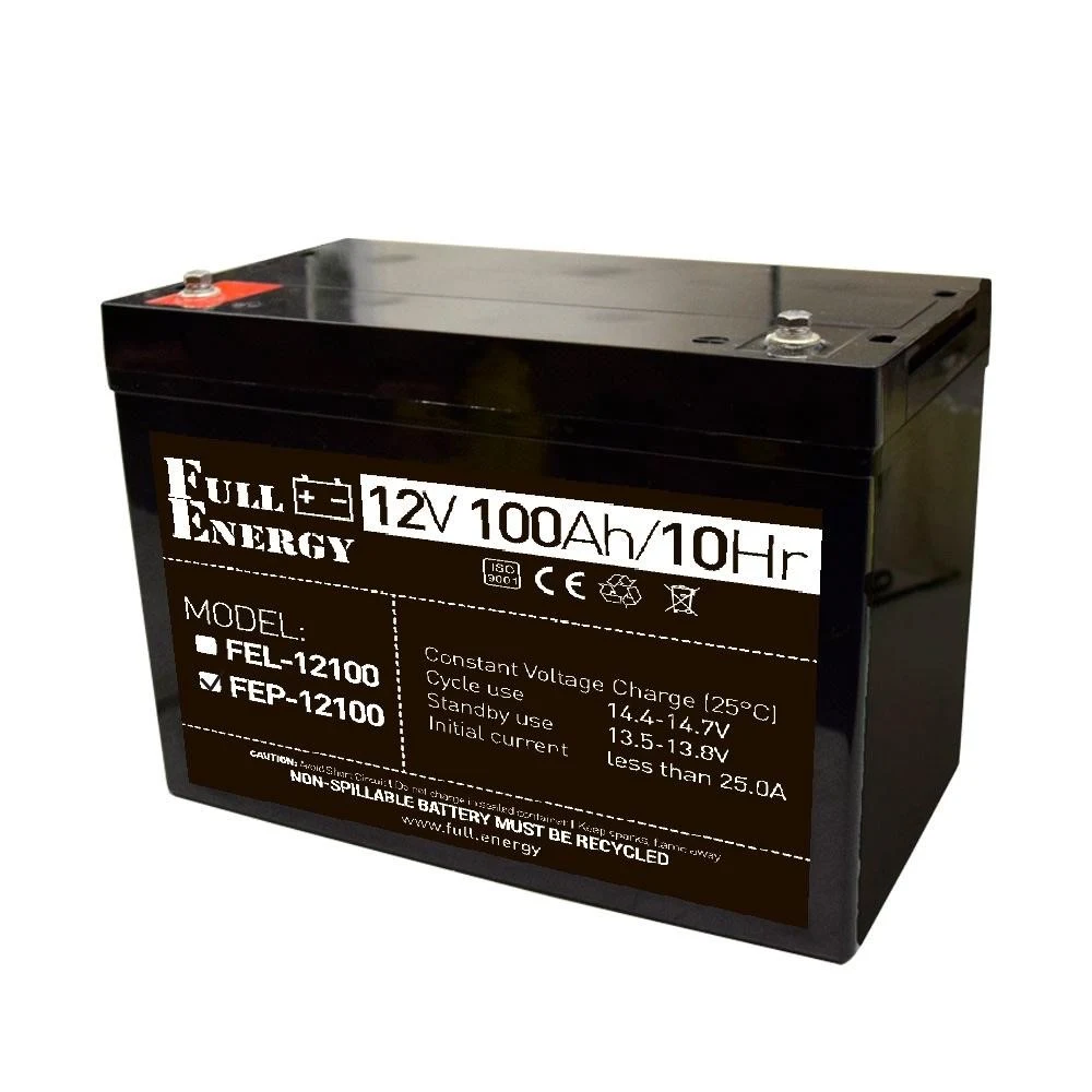 full energy fep-12100 акумулятор 12в 100 ач для дбж