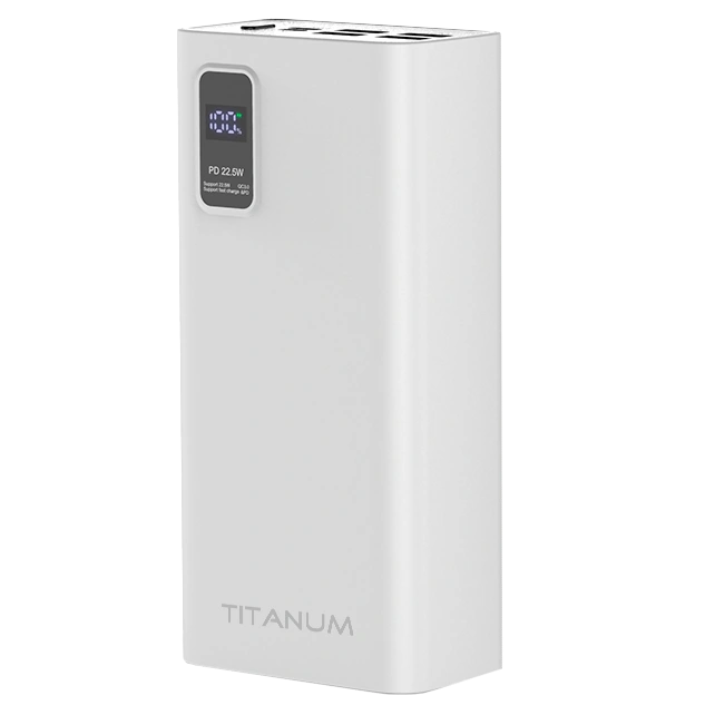 titanum 728s 30000mah 22.5w white повербанк