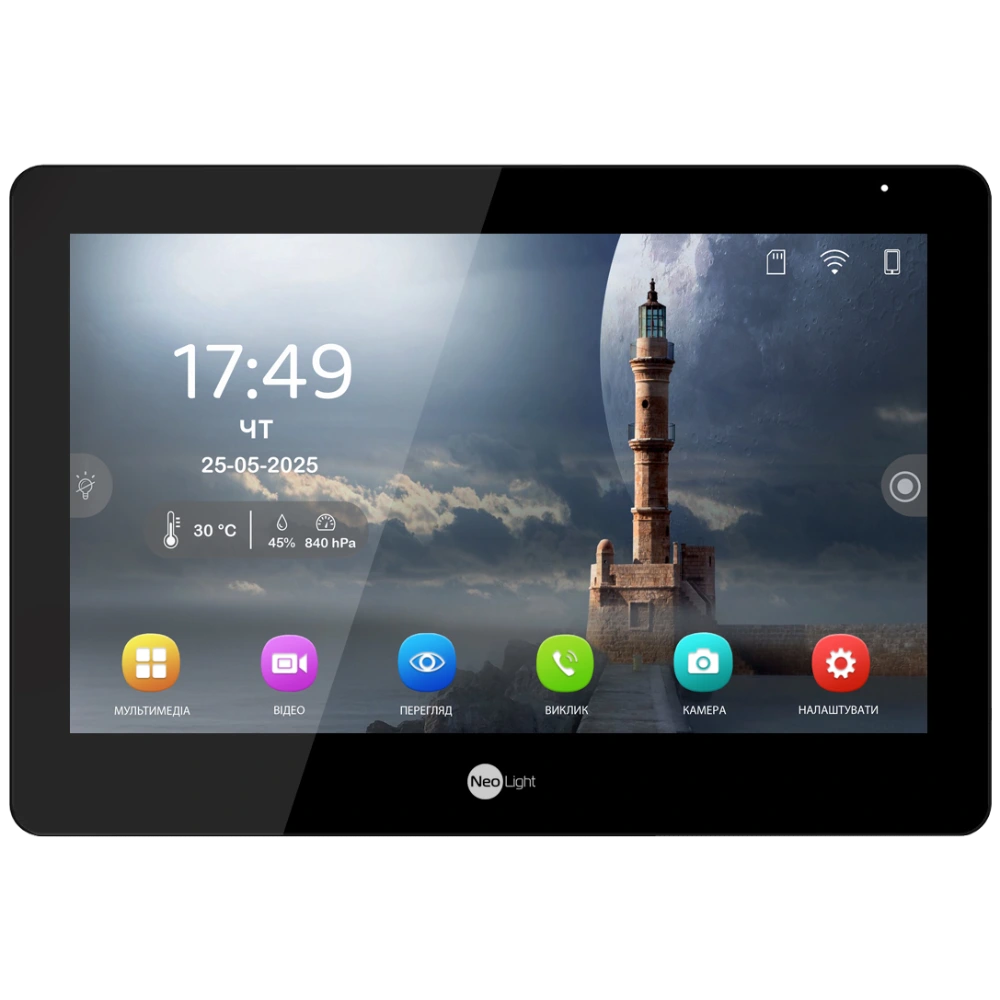 mezzo hybrid black відеодомофон neolight