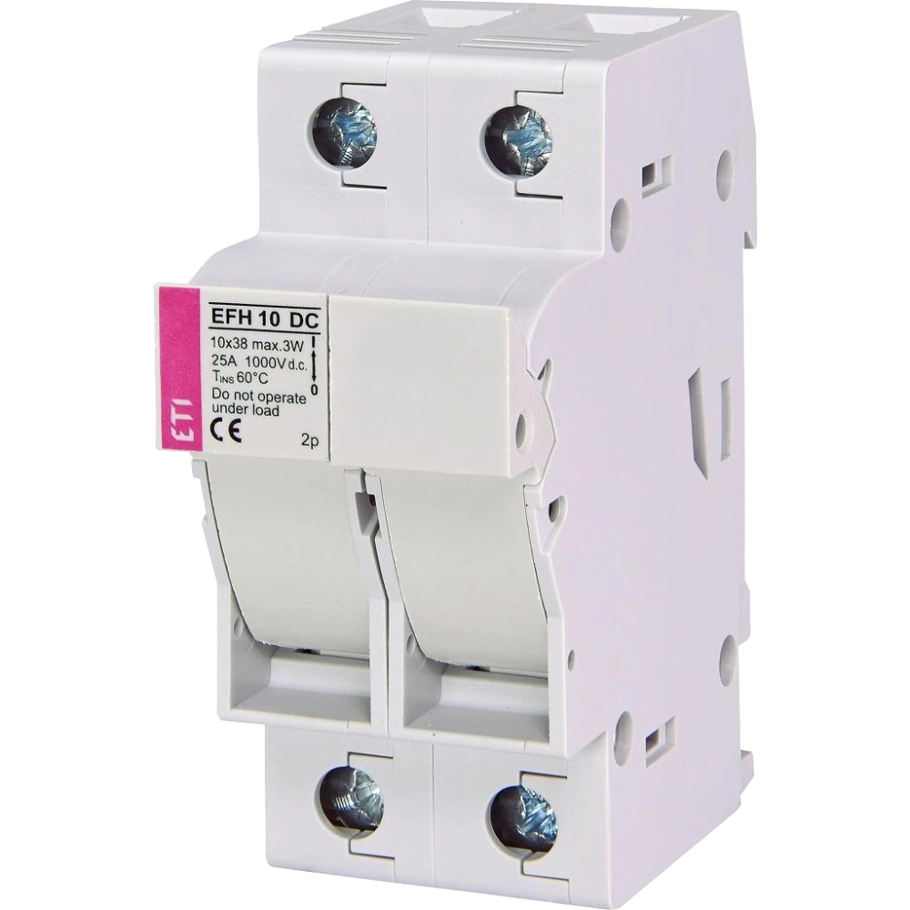еті efh 10 2p 25a 1000v dc тримач запобіжника