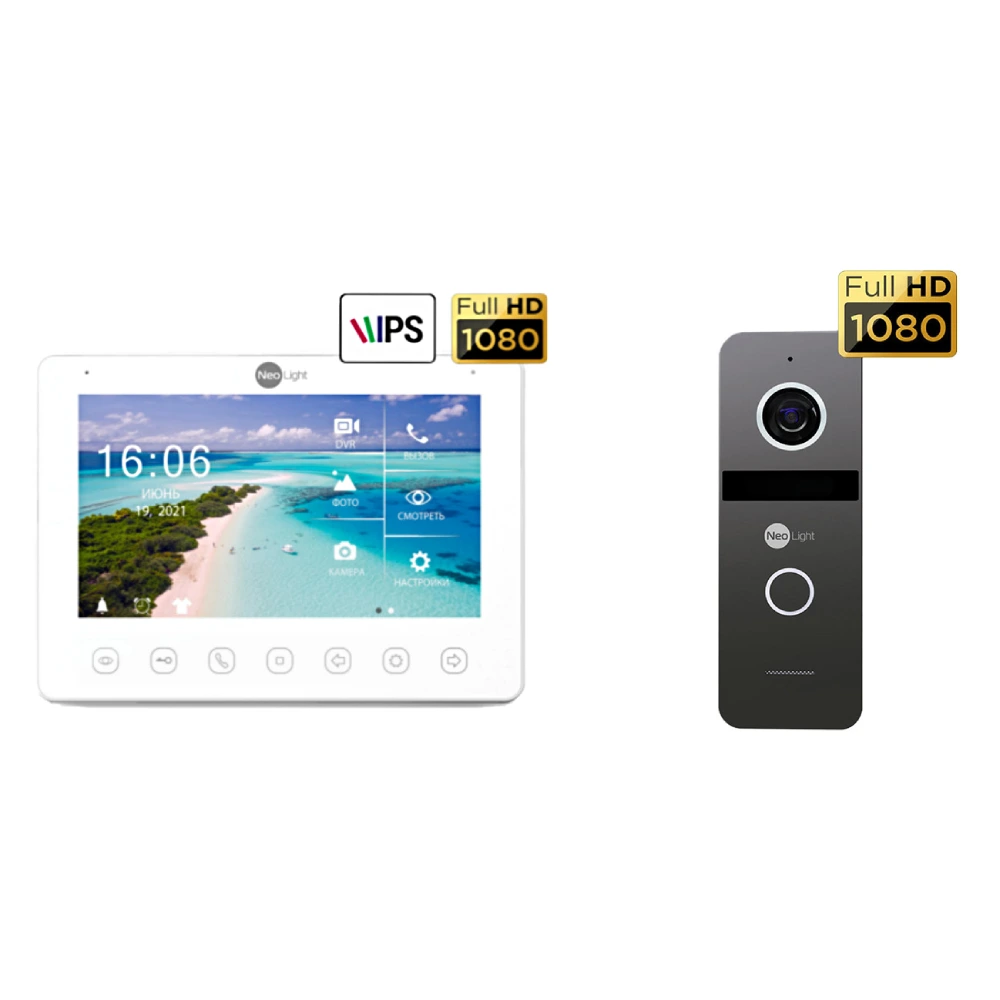 neokit hd+ graphite комплект монітор omega+hd+панель solo fhd