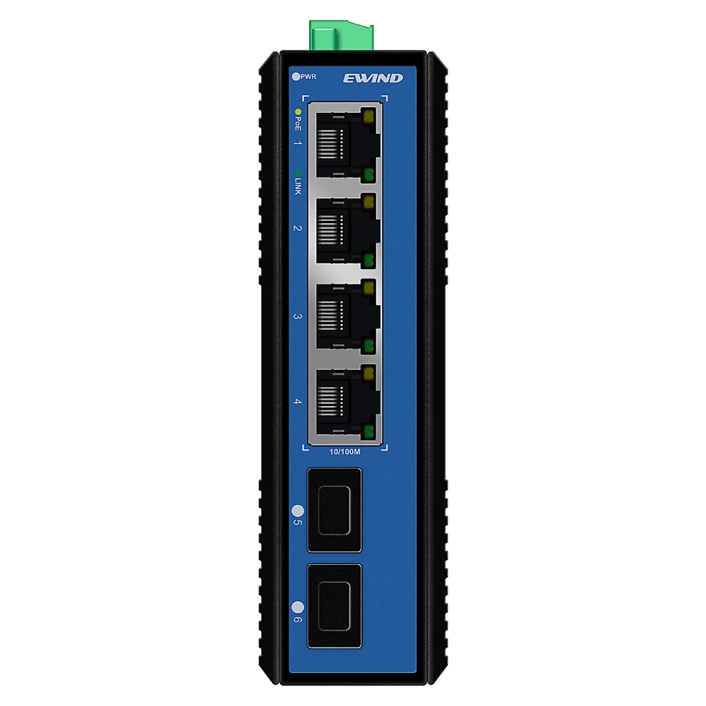 ewind ew-pis1706-4fe комутатор 6 портів некерований
