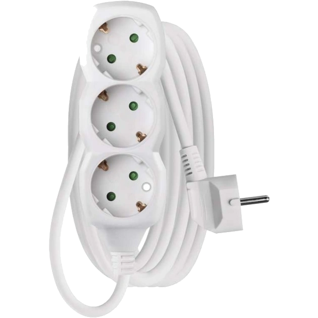 emos p0321r 3 розетки 1.5 м мережевий подовжувач
