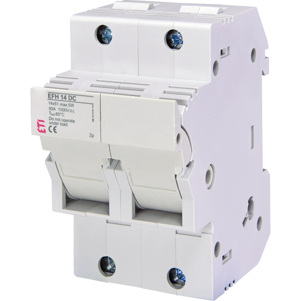 еті efh 14 2p 50a 1000v dc тримач запобіжника