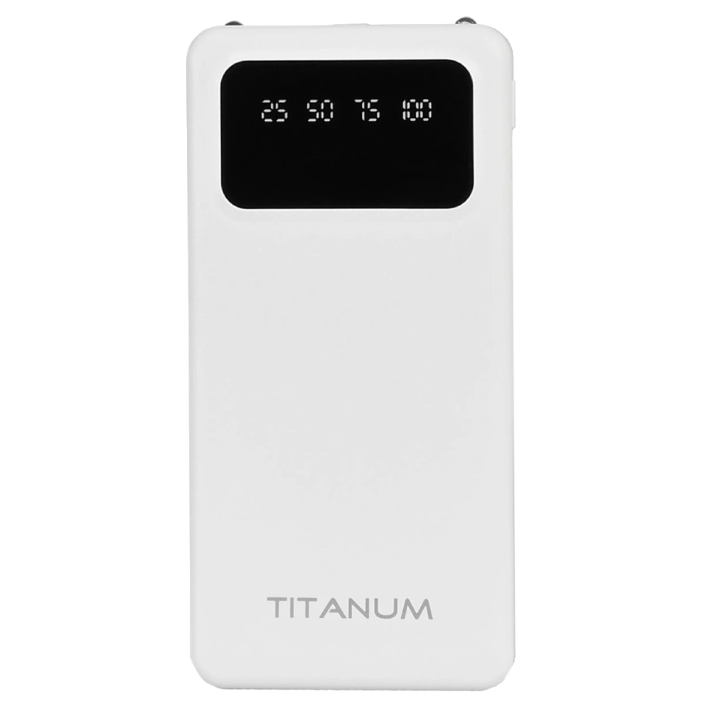 titanum ol21 white 10000mah повербанк