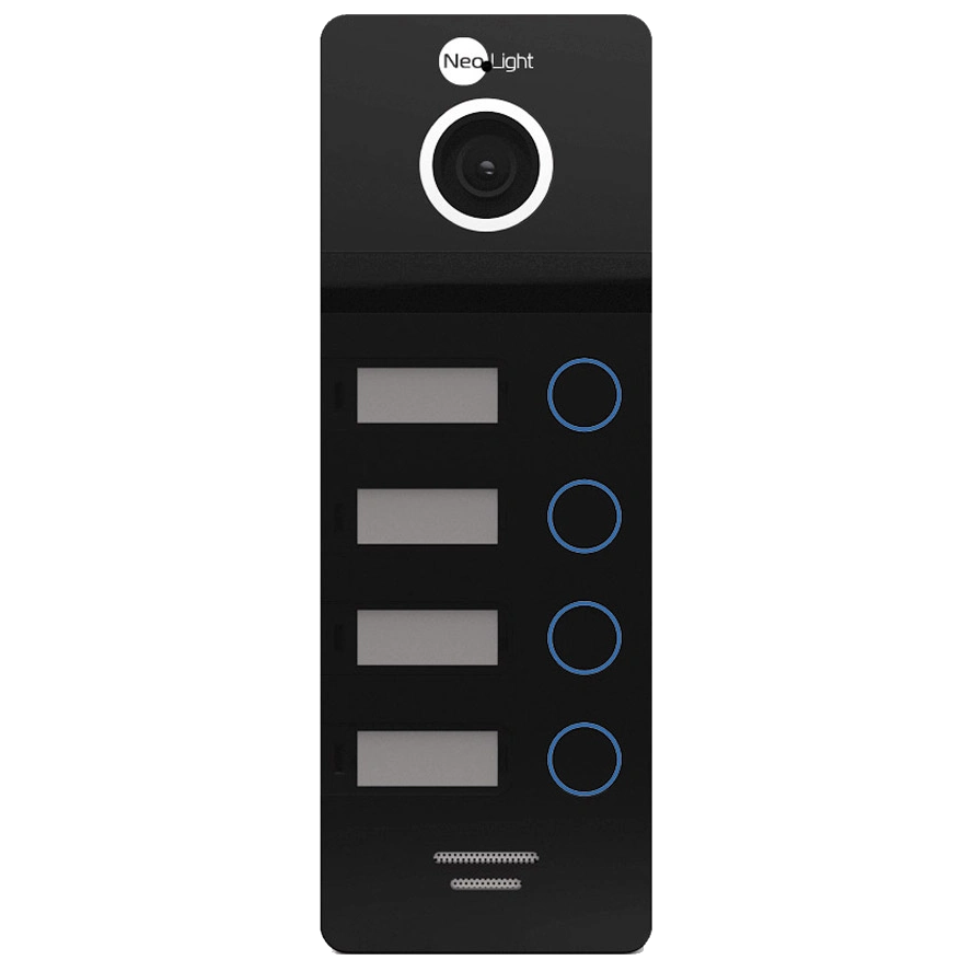 neolight mega/4 fhd black виклична панель