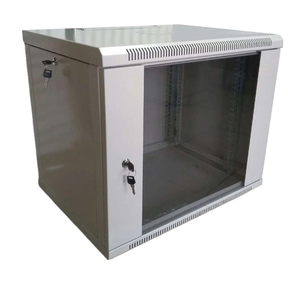 wmnc-9u-flat hypernet шафа коммутаційна настінна 9u 600x450 розбірна