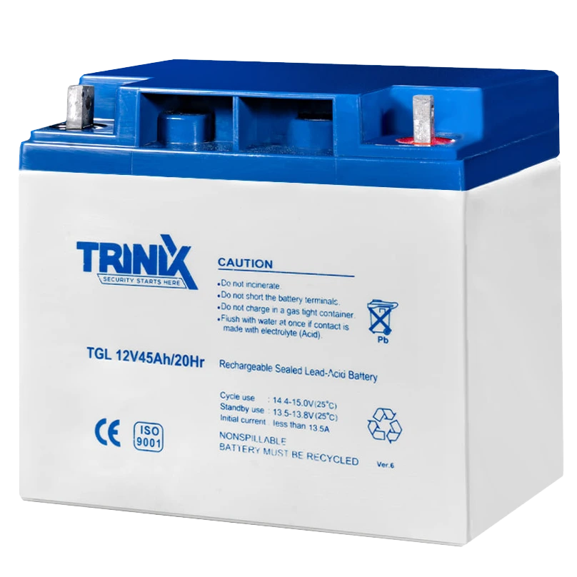 trinix gel 12v 45ah акумуляторна батарея