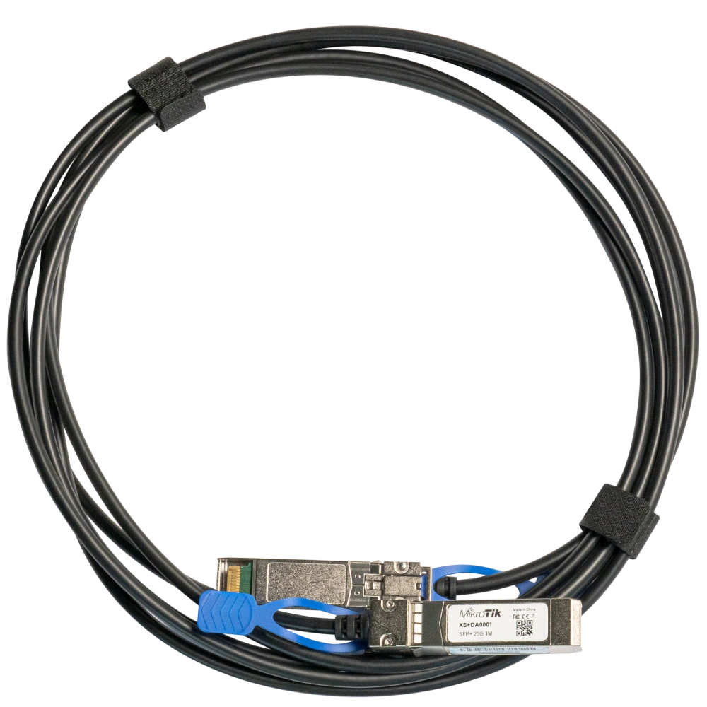 mikrotik sfp28 1m direct attach cable (xs+da0001) dac кабель