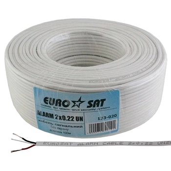 eurosat 10x0.22 cu кабель (бух 100м)