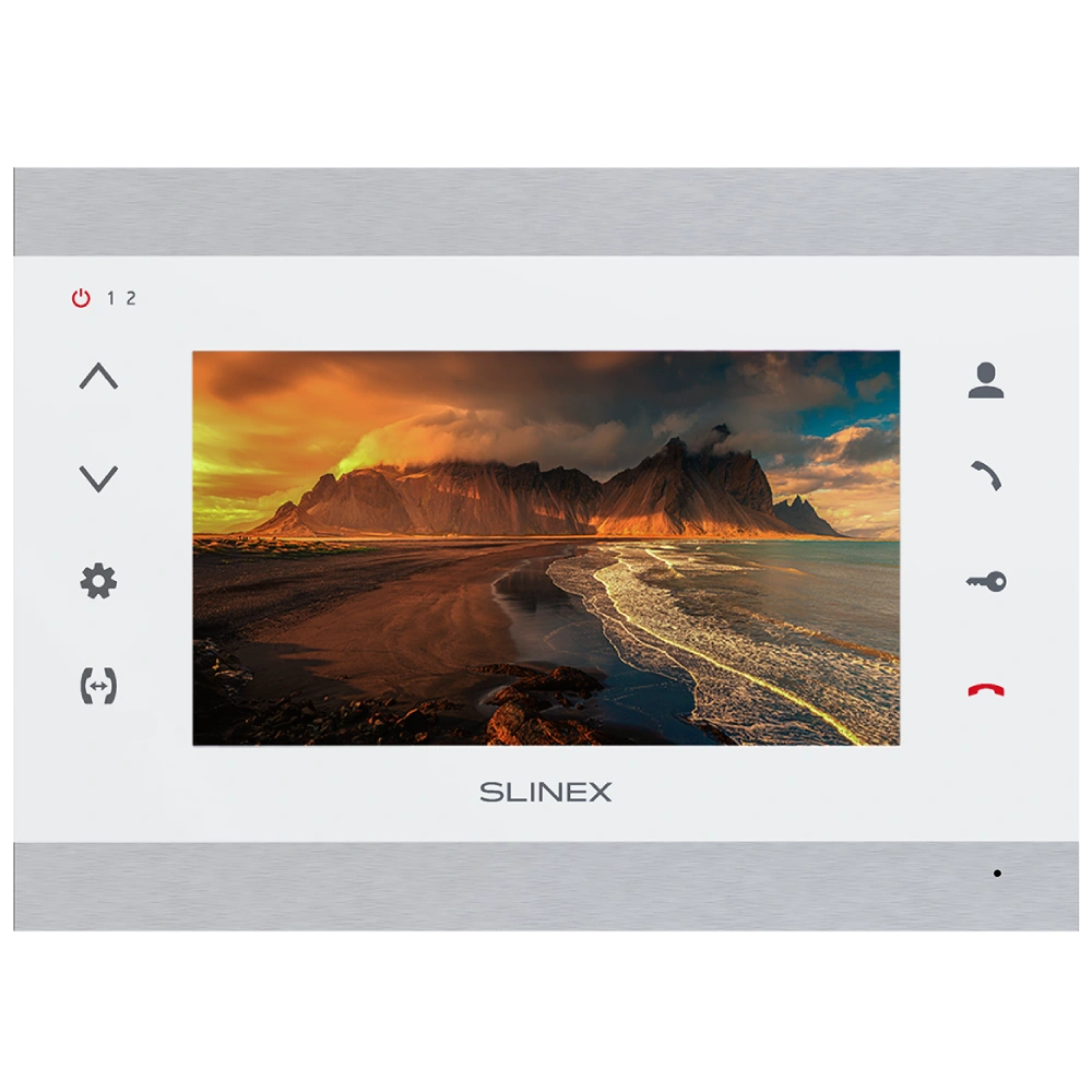sl-07iphd (silver/white) відеодомофон 7