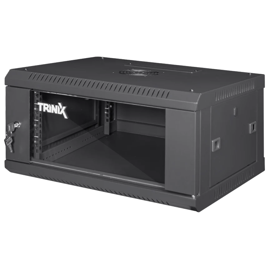 trinix trx-4u/600x450x280 black комутаційна шафа