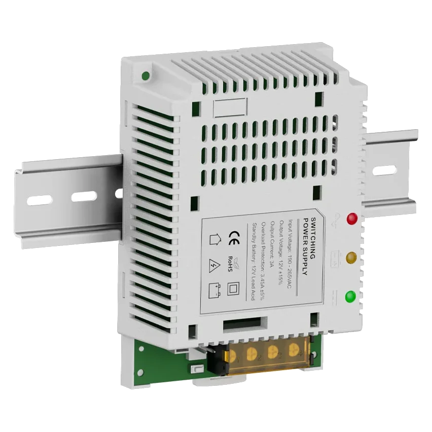 kraft psu-1205led(board) з кріпленням на din-рейку плата дбж