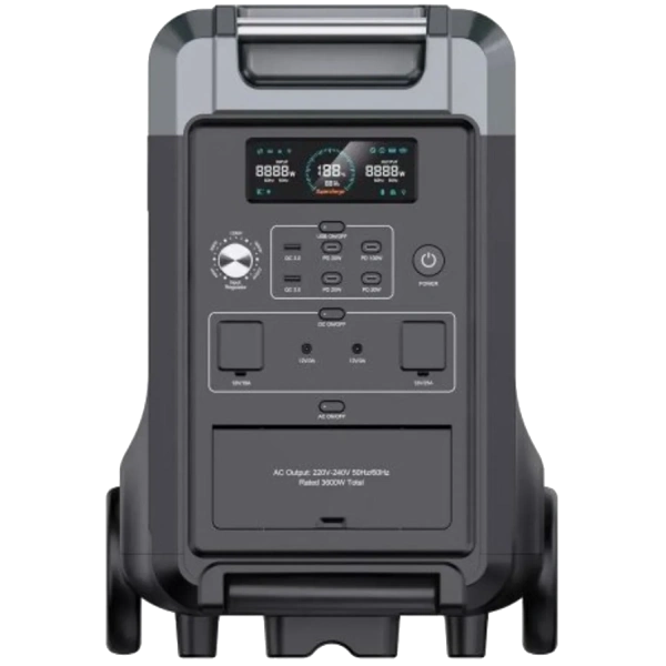 choetech bs009-eu-bk 3840 вт•г 3600 вт портативна зарядна станція